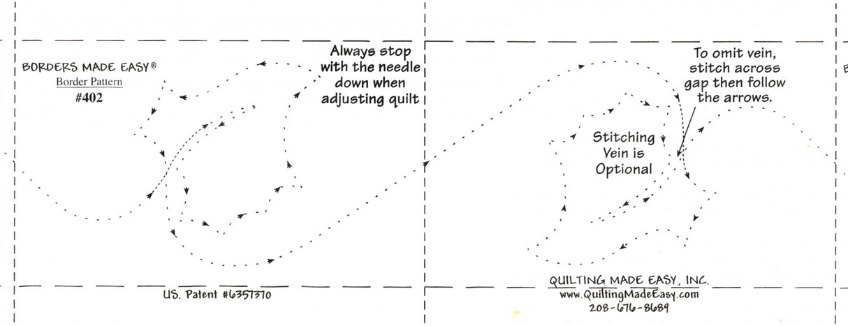 Borders Made Easy Leaf 2 1/2in x 26'