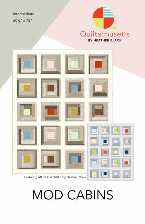 Mod Cabins Quilt Pattern by Quiltachusetts