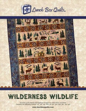 Wilderness Wildlife Machine Embroidery