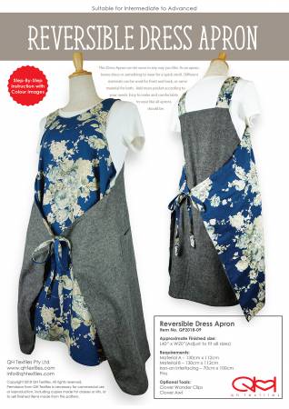 Reversible Dress Apron Pattern by QH Textiles