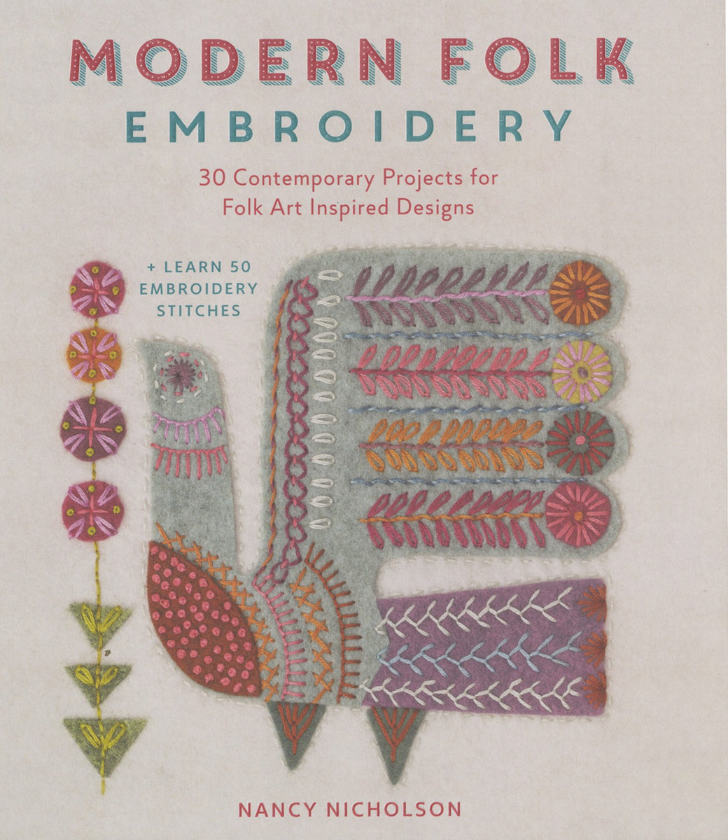 Modern Folk Embroidery Quilting Pattern – Quilting Books Patterns and  Notions