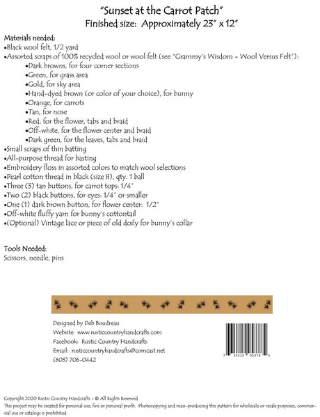 Sunset at the Carrot Patch