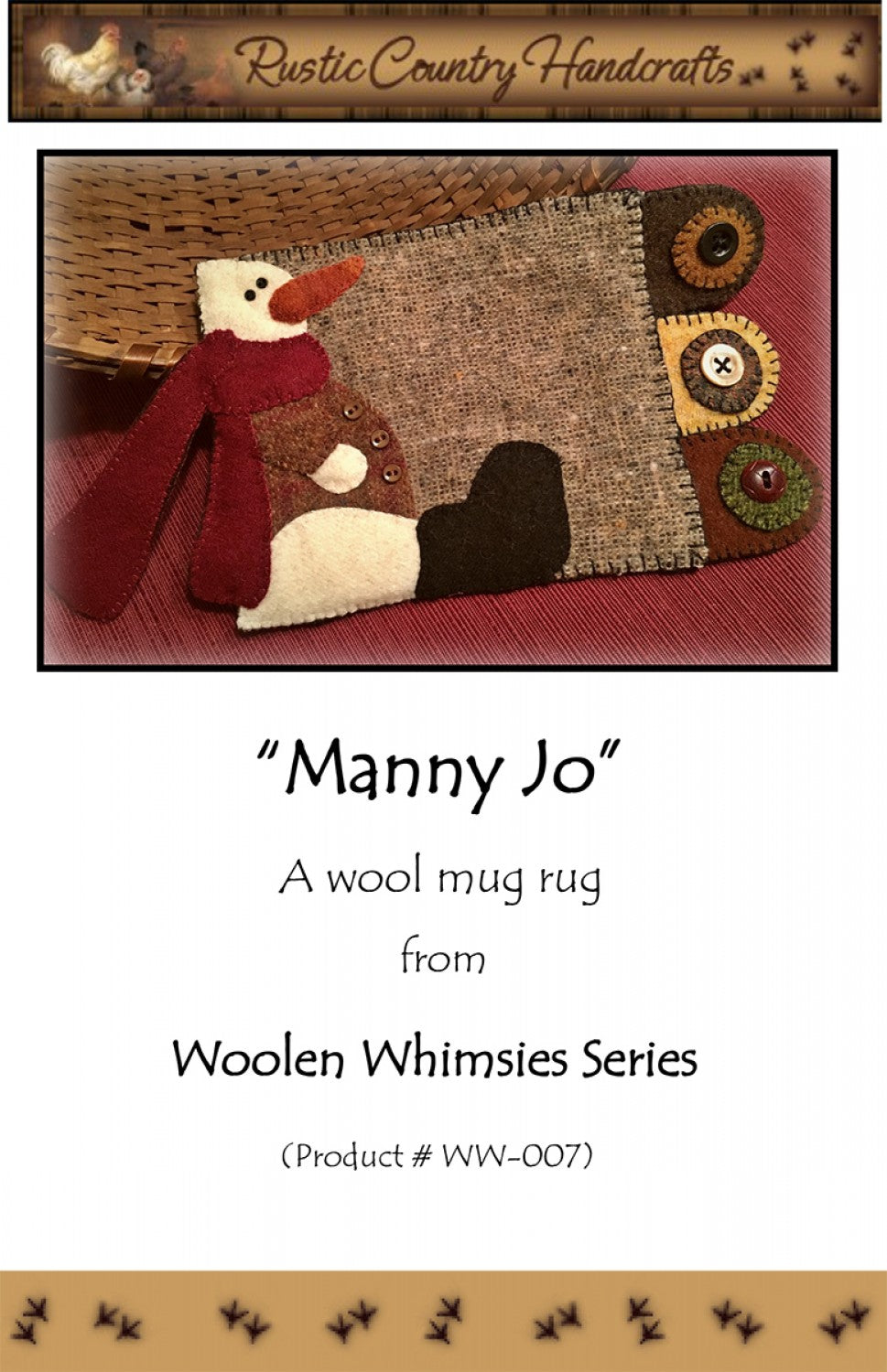 Manny Jo Wool Applique