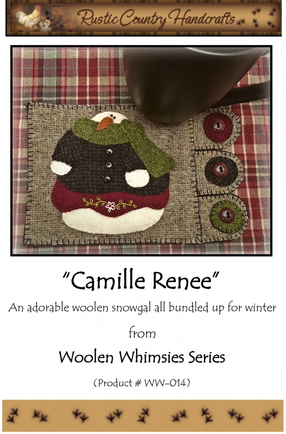 Camille Renee Wool Applique