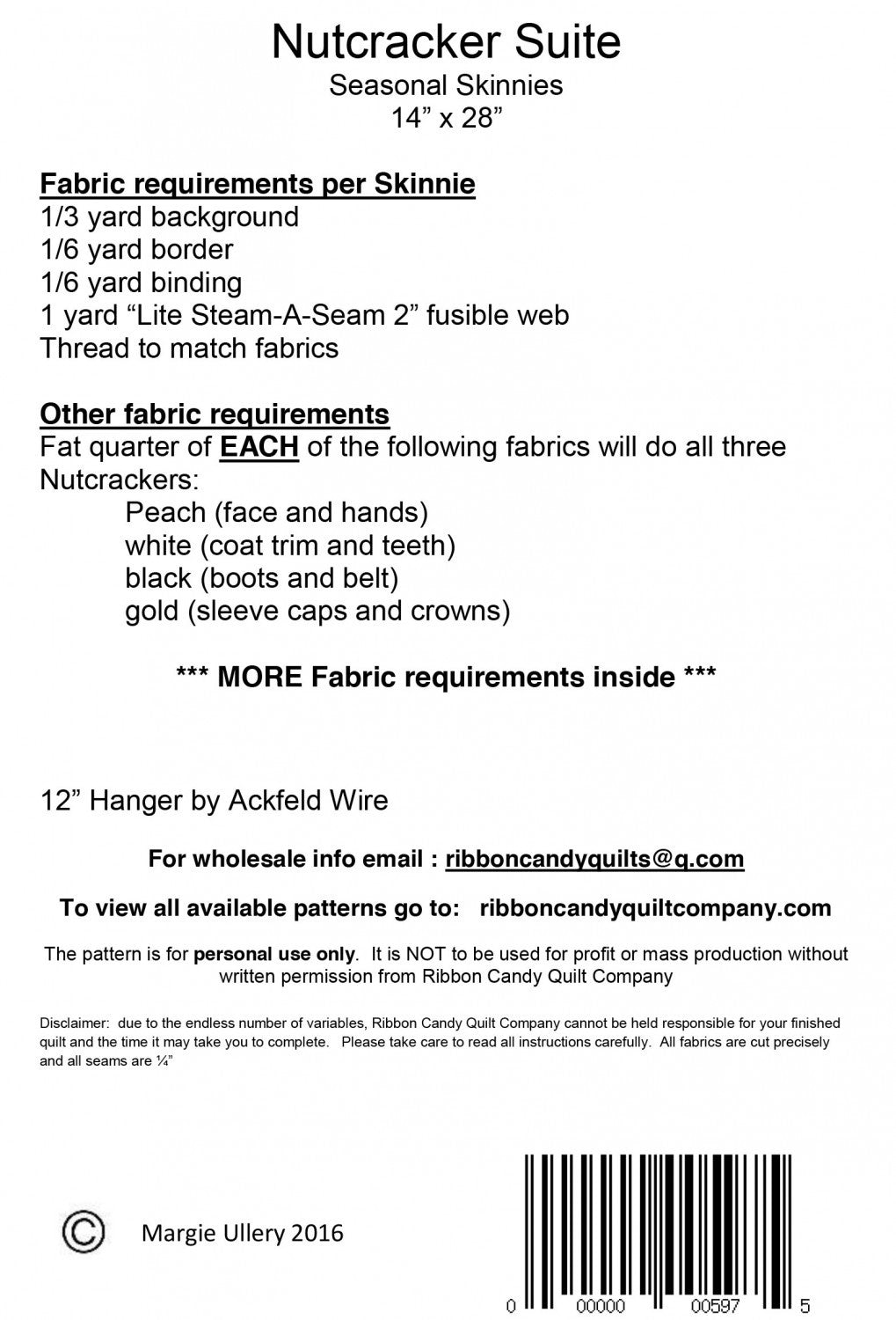 Nutcracker Suite Seasonal Skinnies