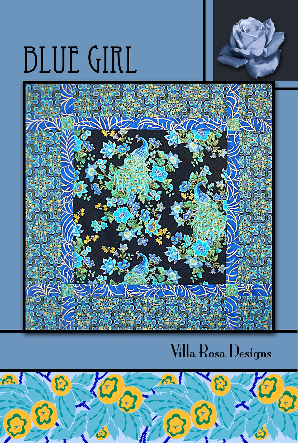 Blue Girl Downloadable Pattern by Villa Rosa Designs