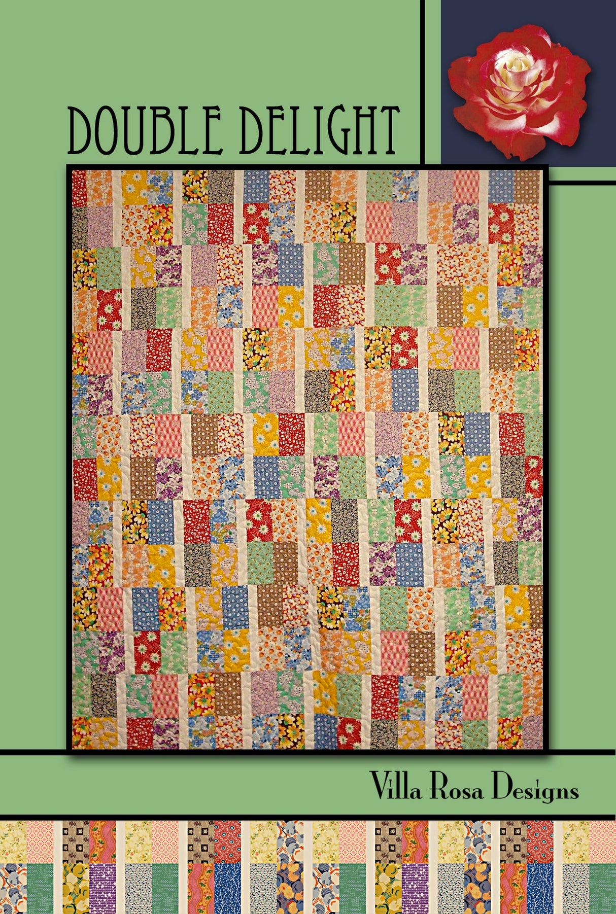 Double Delight Downloadable Pattern by Villa Rosa Designs