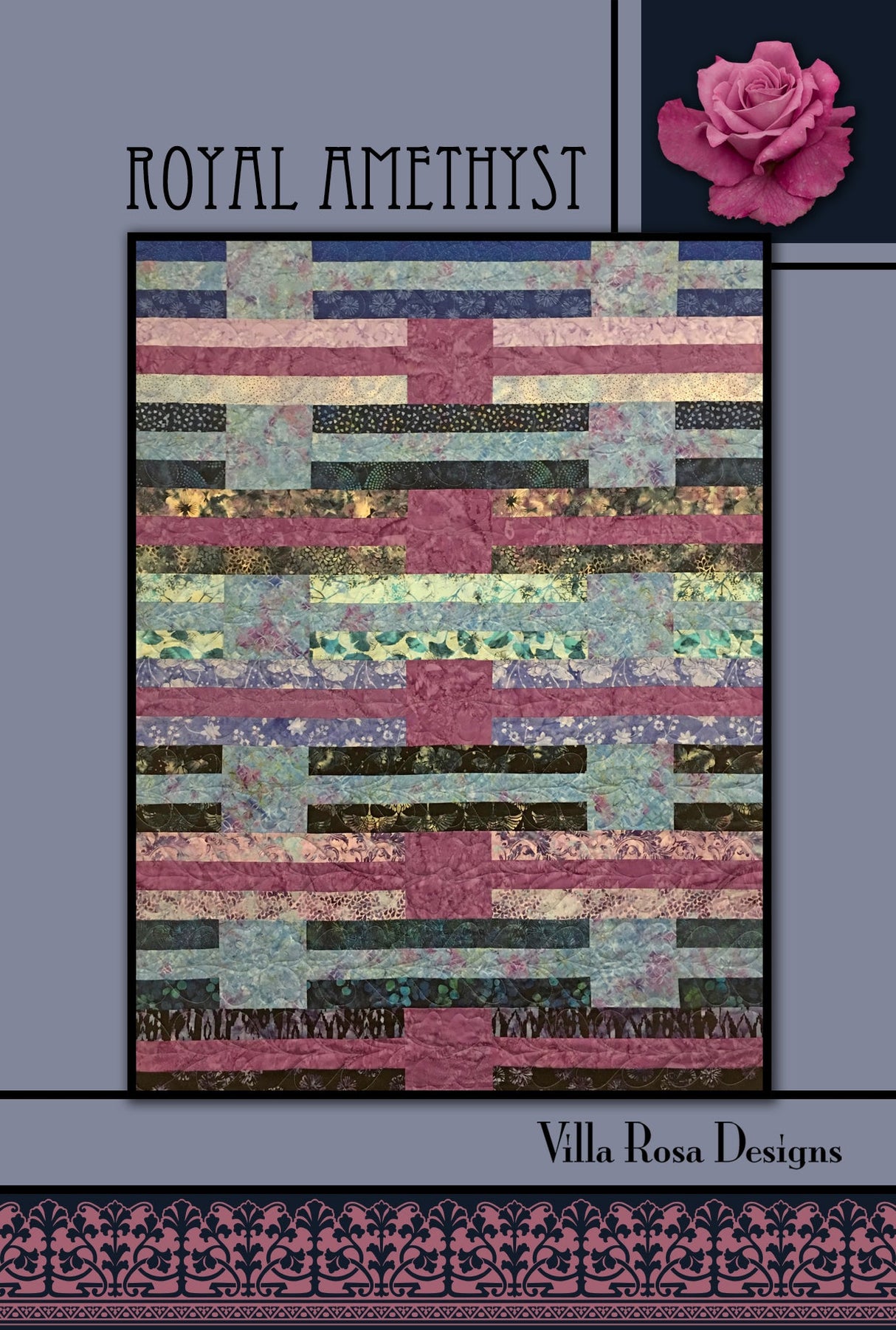 Royal Amethyst Downloadable Pattern by Villa Rosa Designs