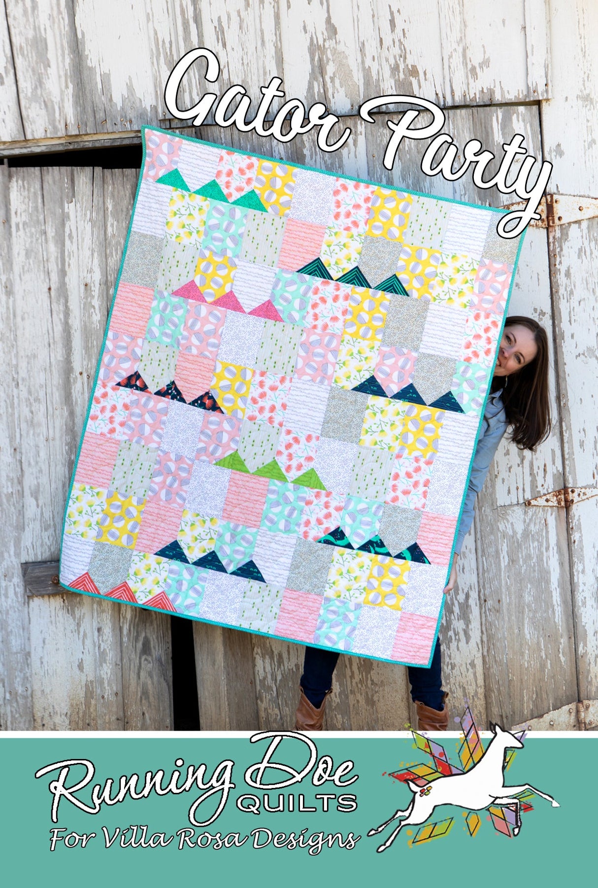 Gator Party Downloadable Pattern by Villa Rosa Designs
