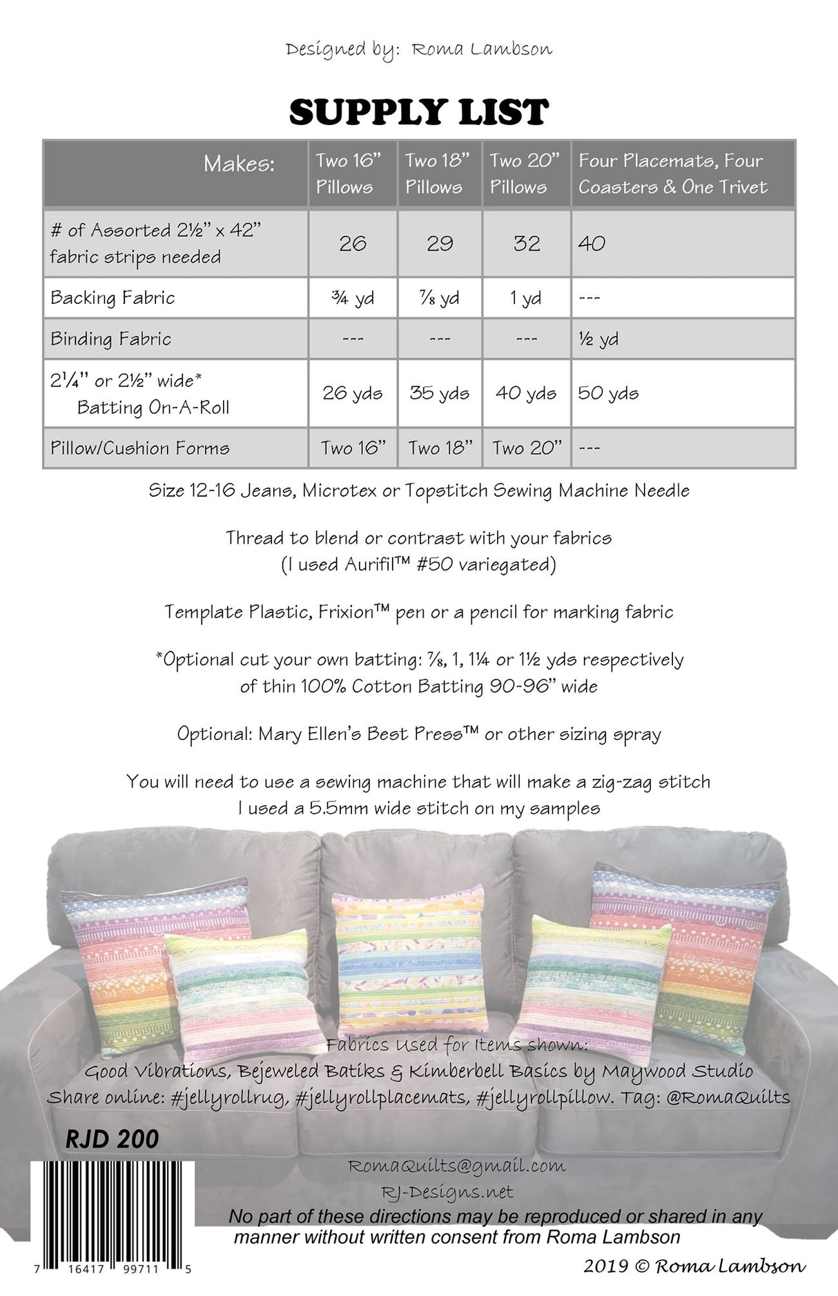 Pillows & Placemats