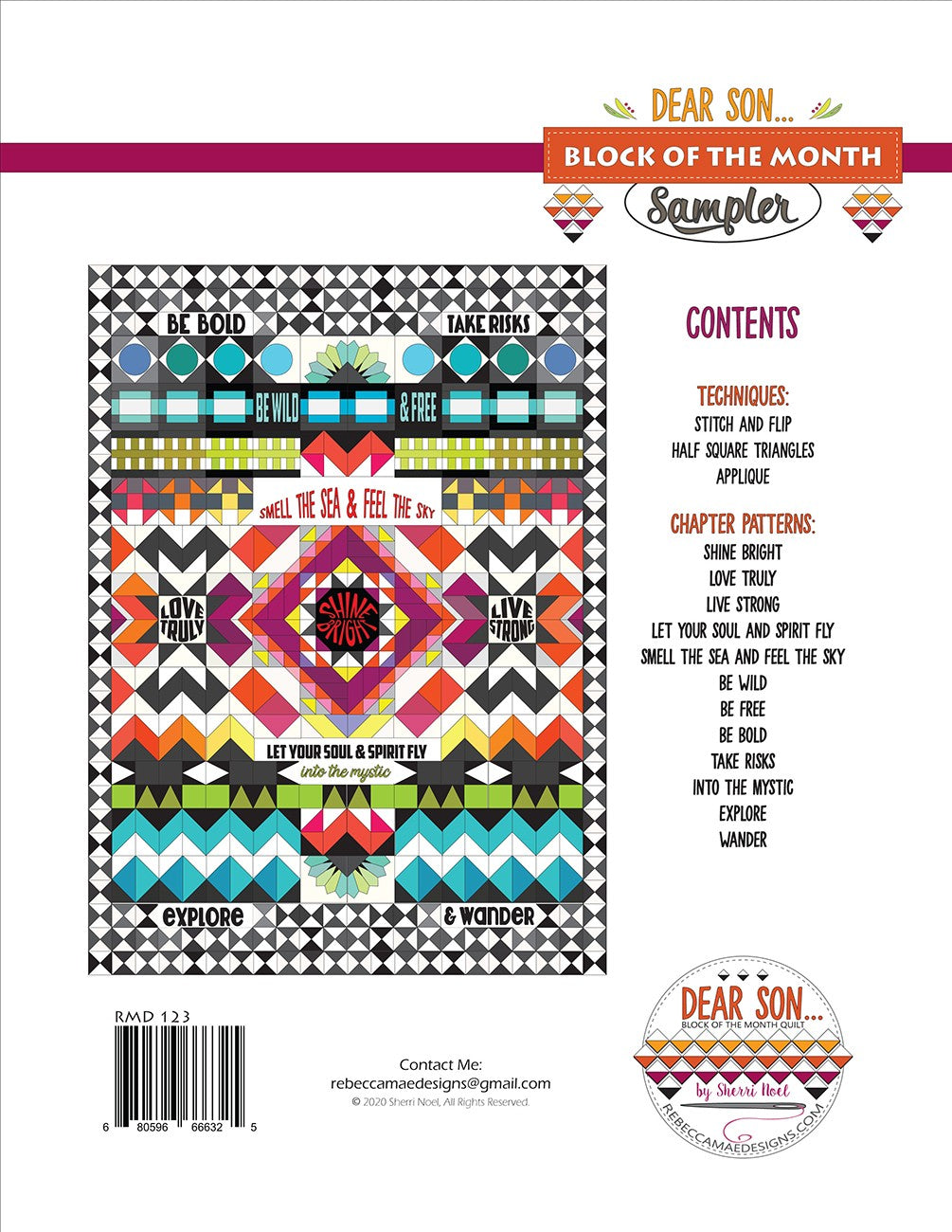 Dear Son Block of the Month Quilt Pattern