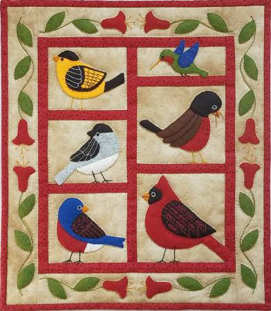 Backyard Birds Wall Quilt Pattern