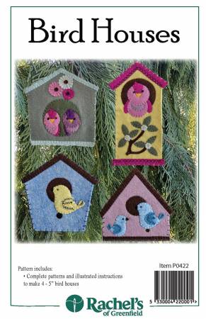 Bird Houses Pattern by Rachels Of Greenfield