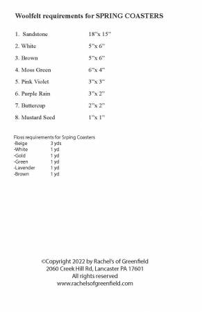 Back of the Spring Coaster Pattern by Rachels Of Greenfield