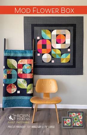 Mod Flower Box Quilt Pattern by Robin Pickens, Inc