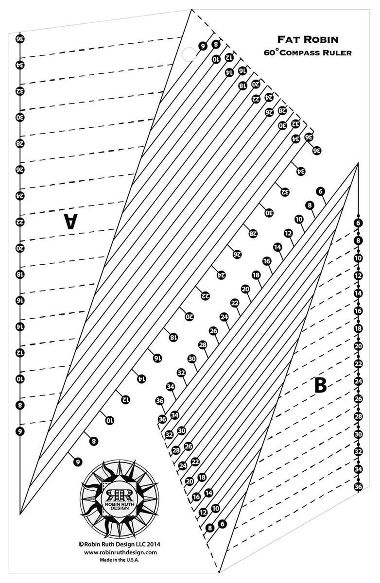 Quilters' Ruler System (Book and Ruler) Mariner Compass 16-Point by Ro –  SoKe