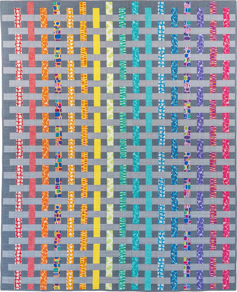 Color Weave Quilt Pattern by Christa Quilts