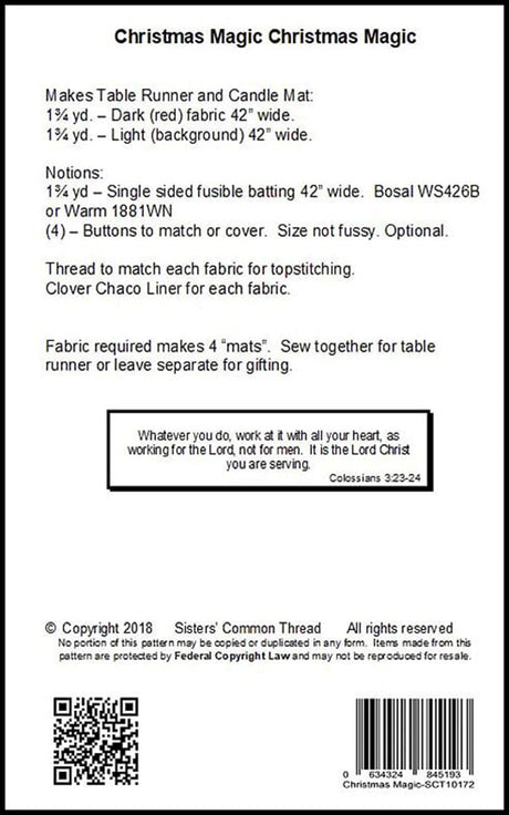 Christmas Magic Table Set