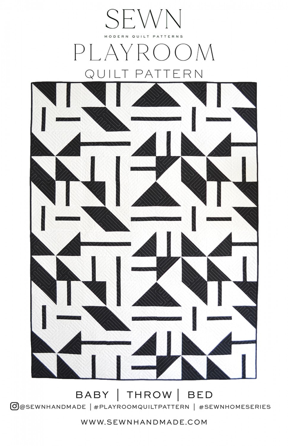 Playroom Quilt Pattern by Sewn