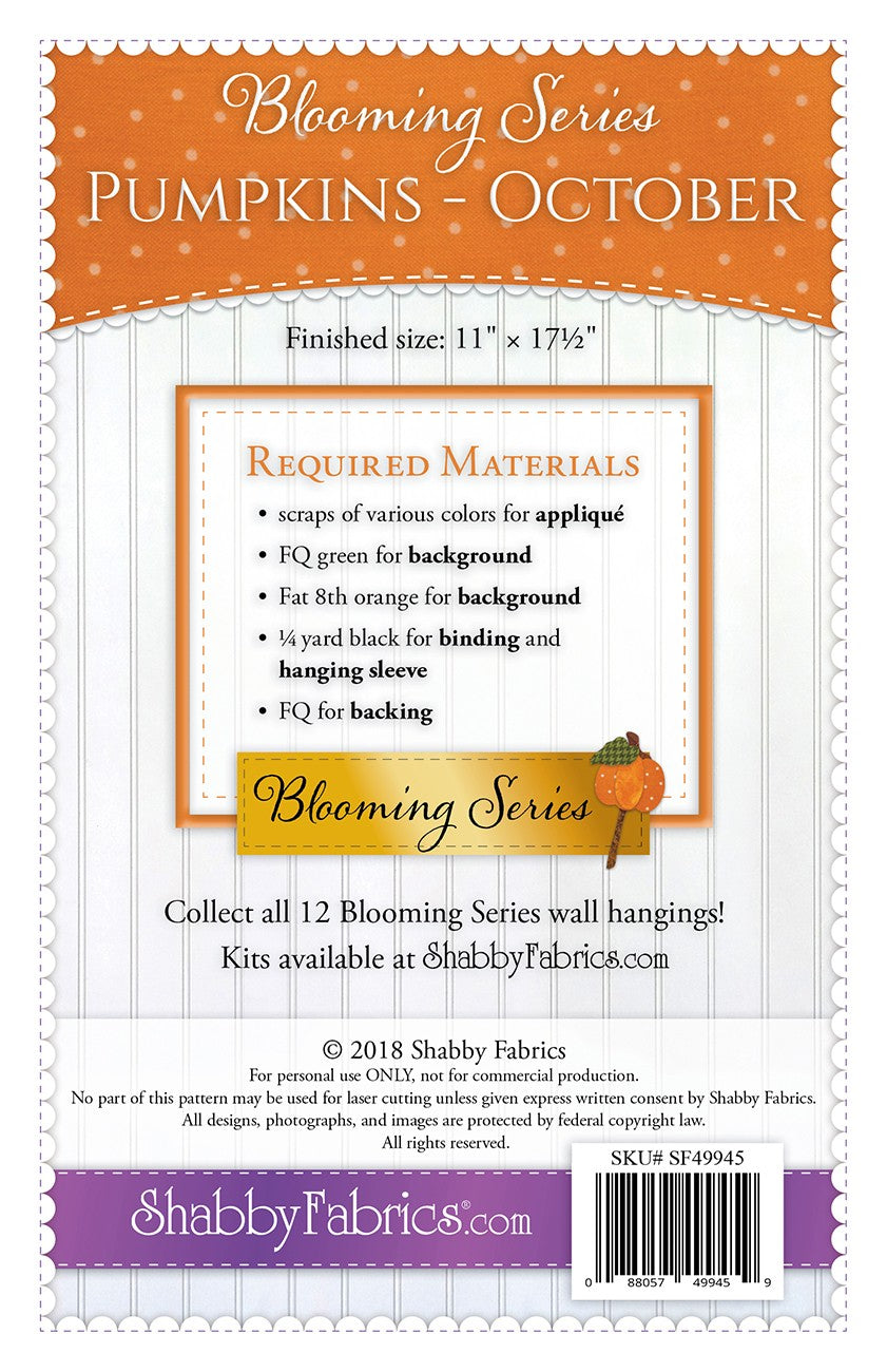 Blooming Series Pumpkins October