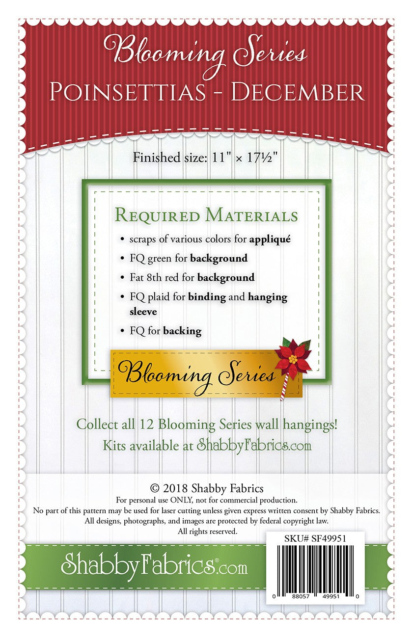 Blooming Series Poinsettias December