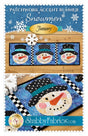 Patchwork Accent Runner Snowmen January