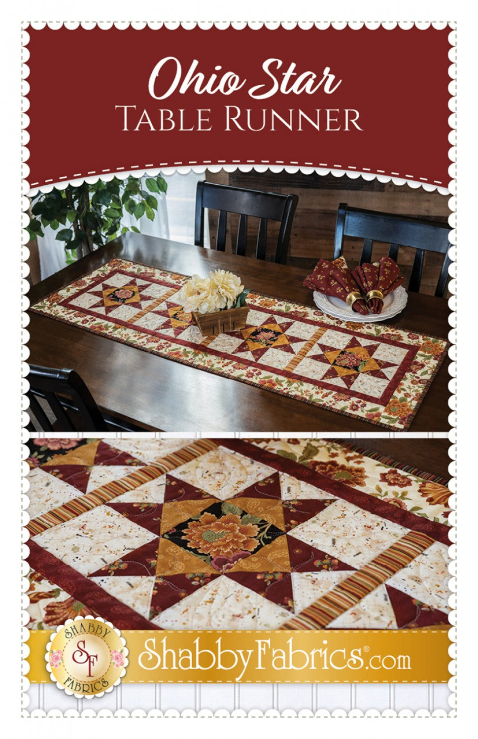 Ohio Star Table Runner