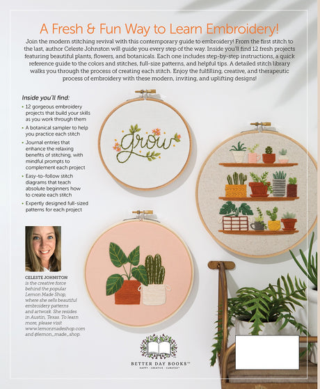 Freshly Stitched: Modern Embroidery Projects for Absolute Beginners
