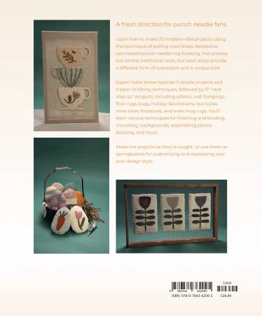 Rug Hooking with Wool Strips: 20 Contemporary Projects for the Modern Rug Hooker