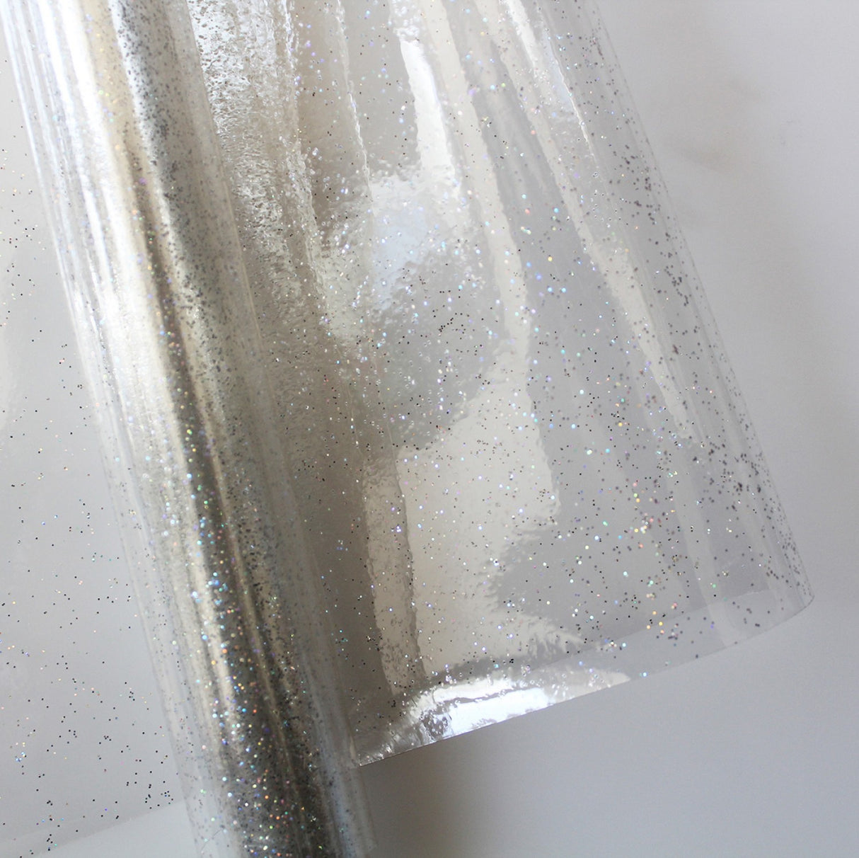 Vinyl Transparent 12 G Clear Glitter