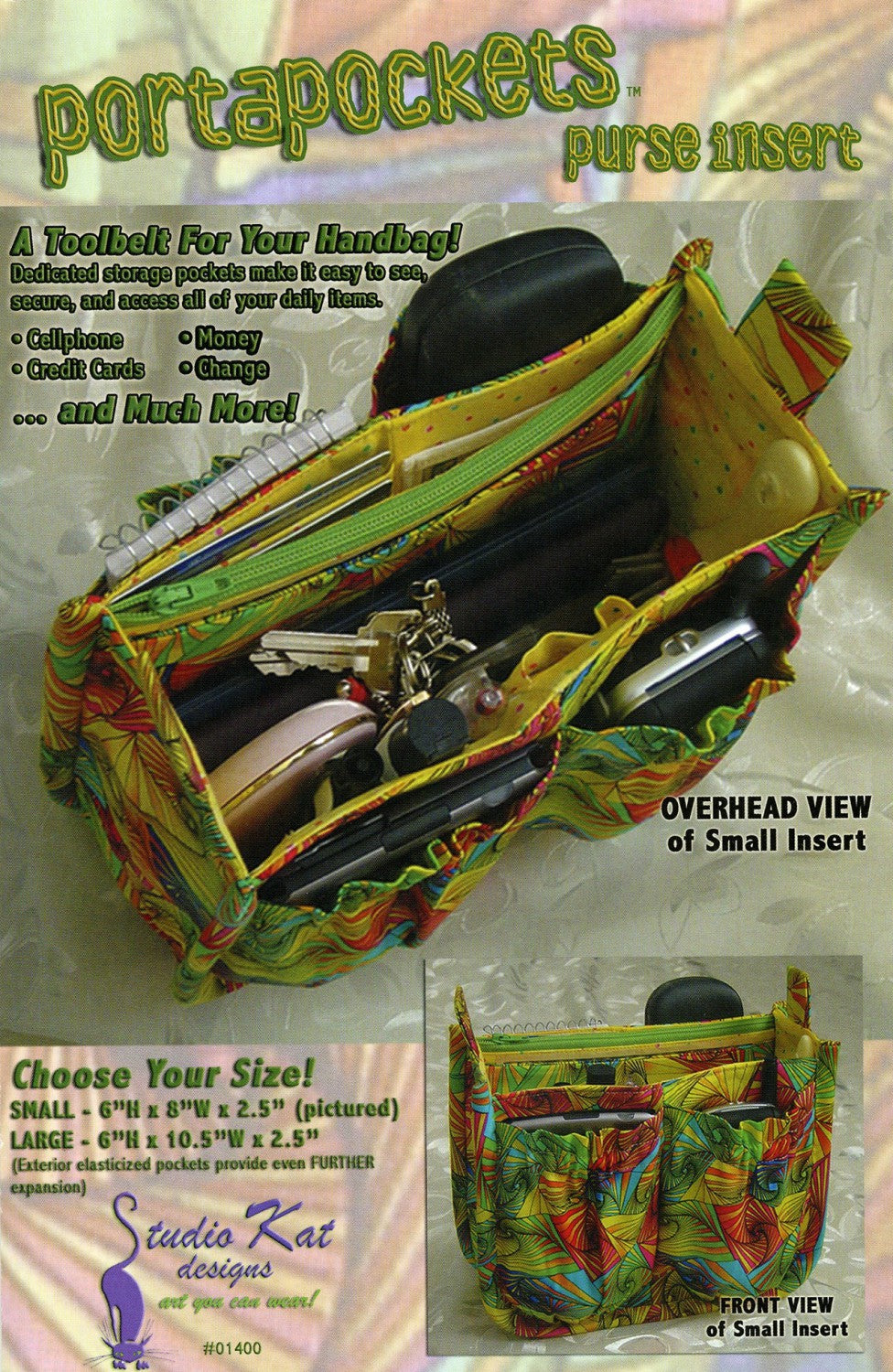 Porta Pockets Purse Insert