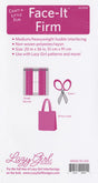 Lazy Girl Face It Firm Fusible 20in x 36in