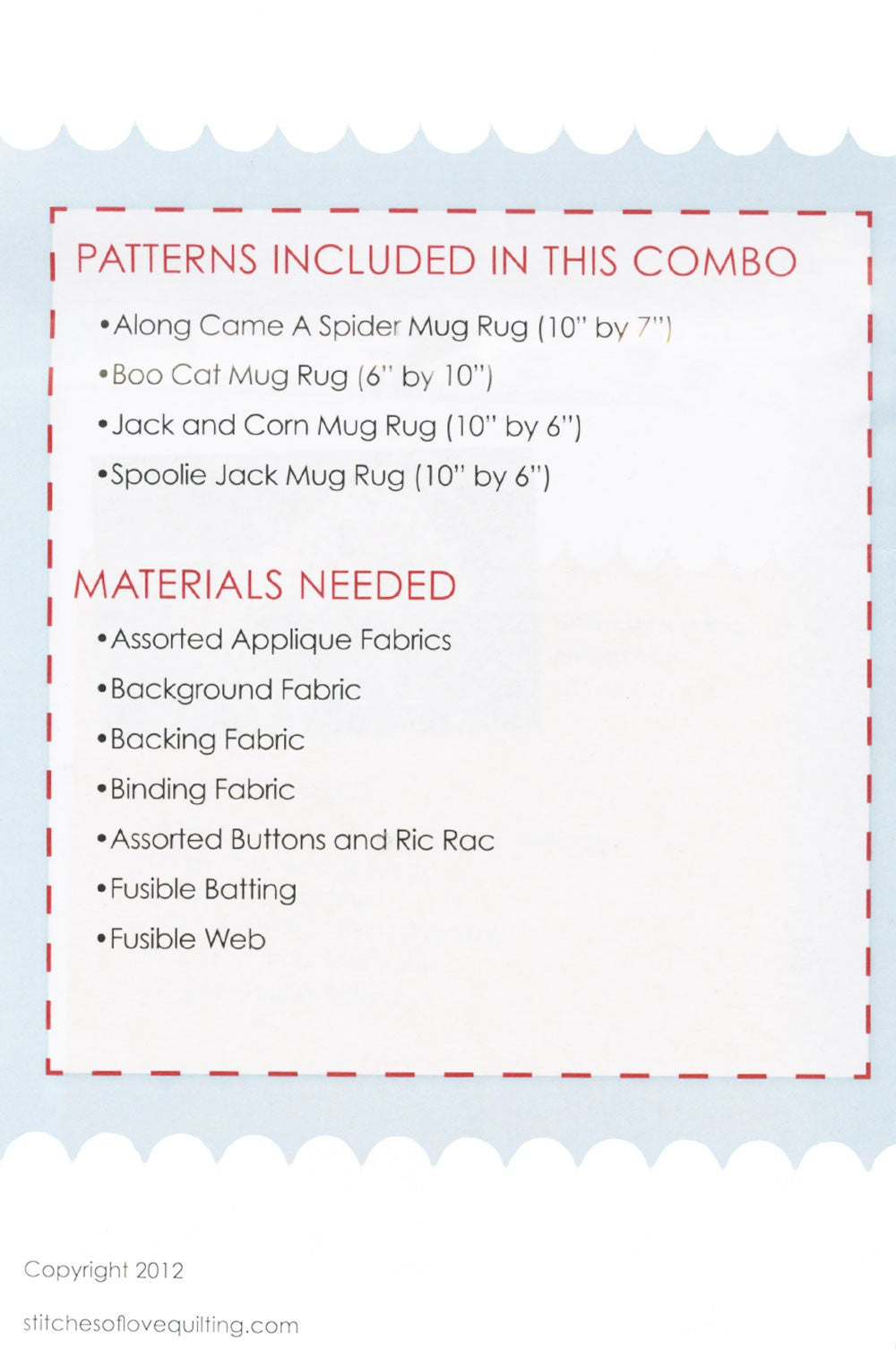 Halloween Mug Rug Combo Pack