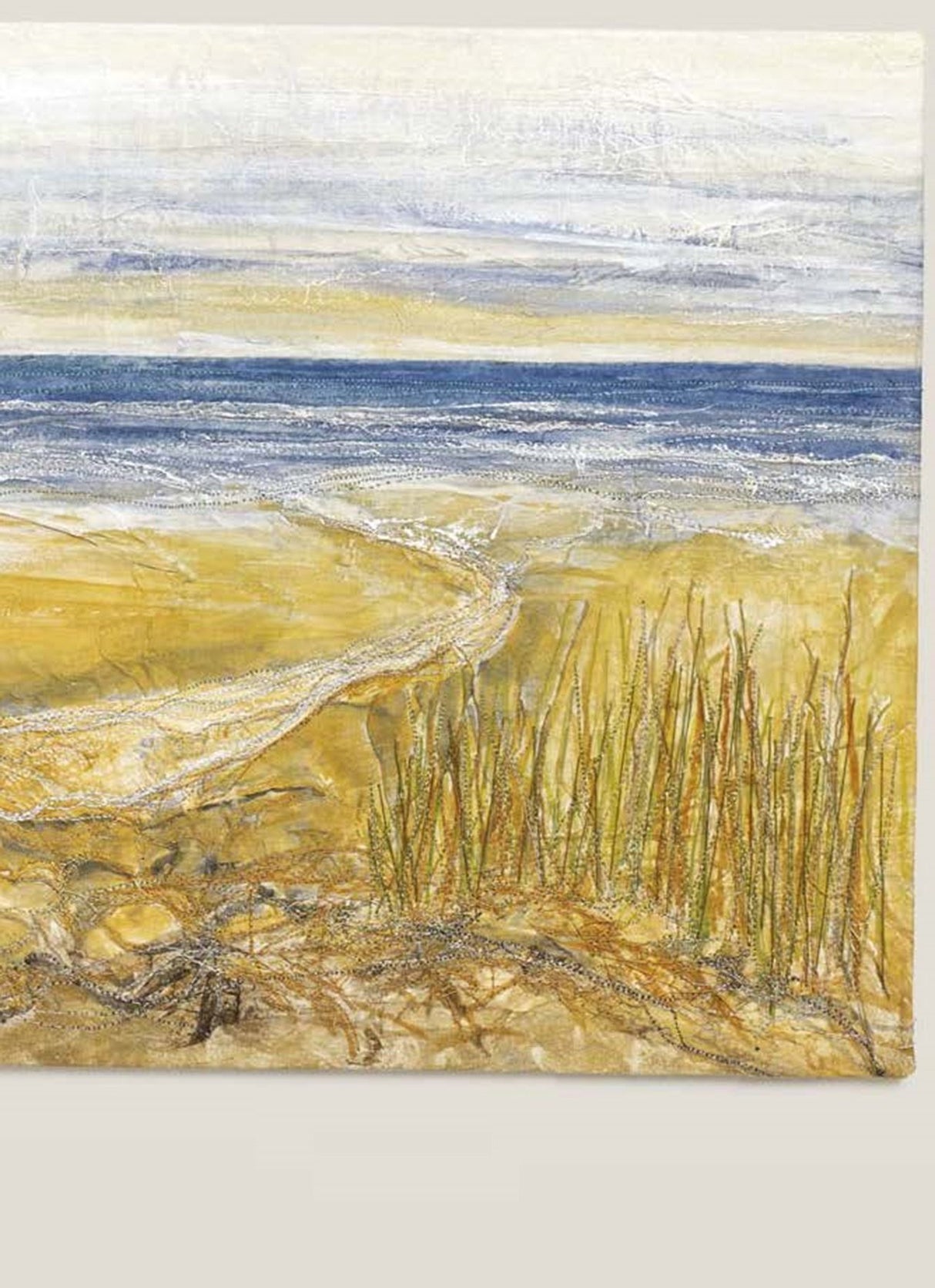 Stitched Textiles Seascapes
