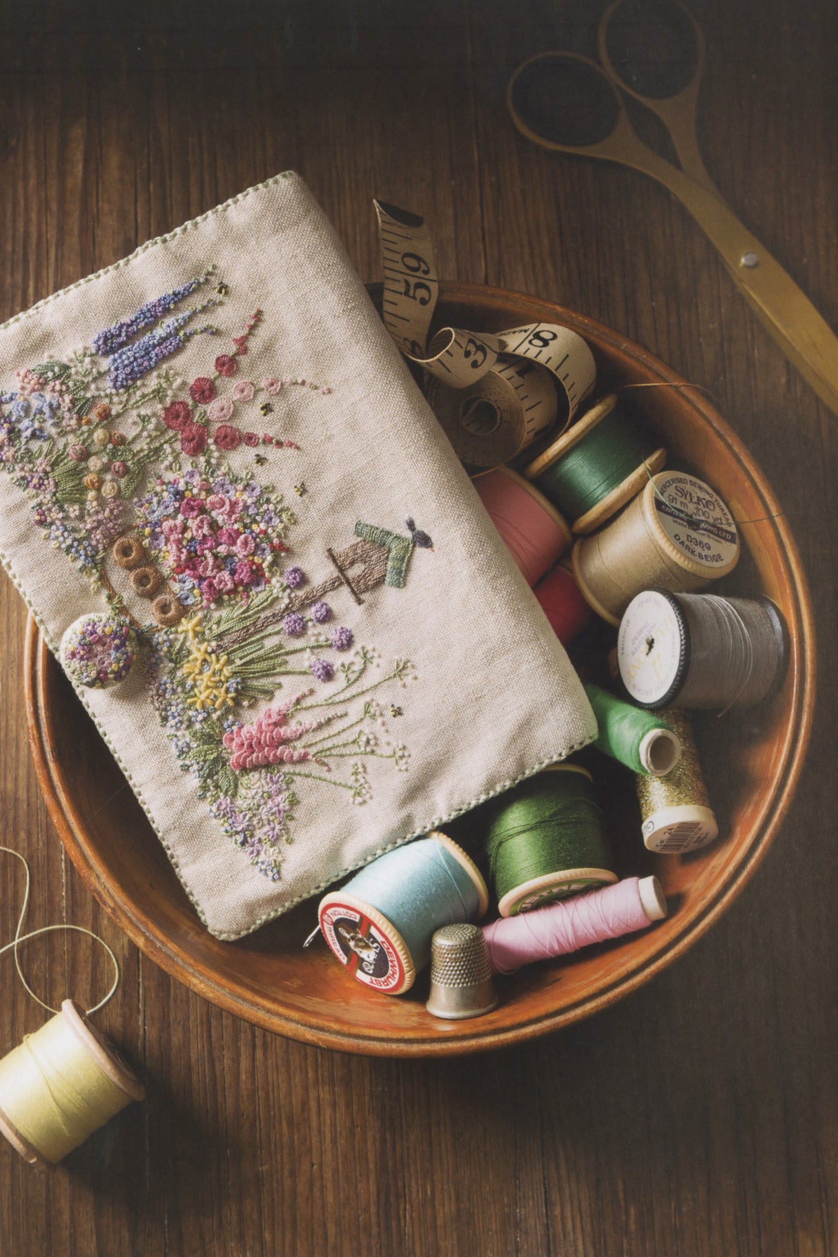 Embroidered Country Gardens
