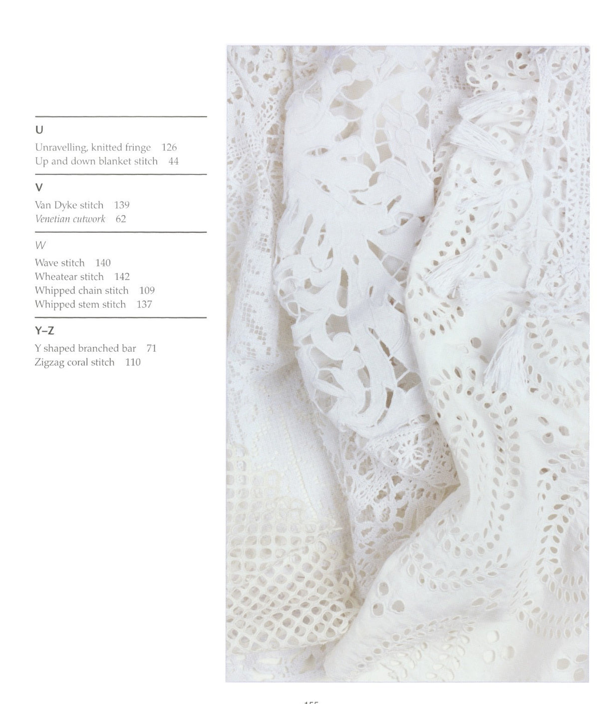 A-Z of Whitework