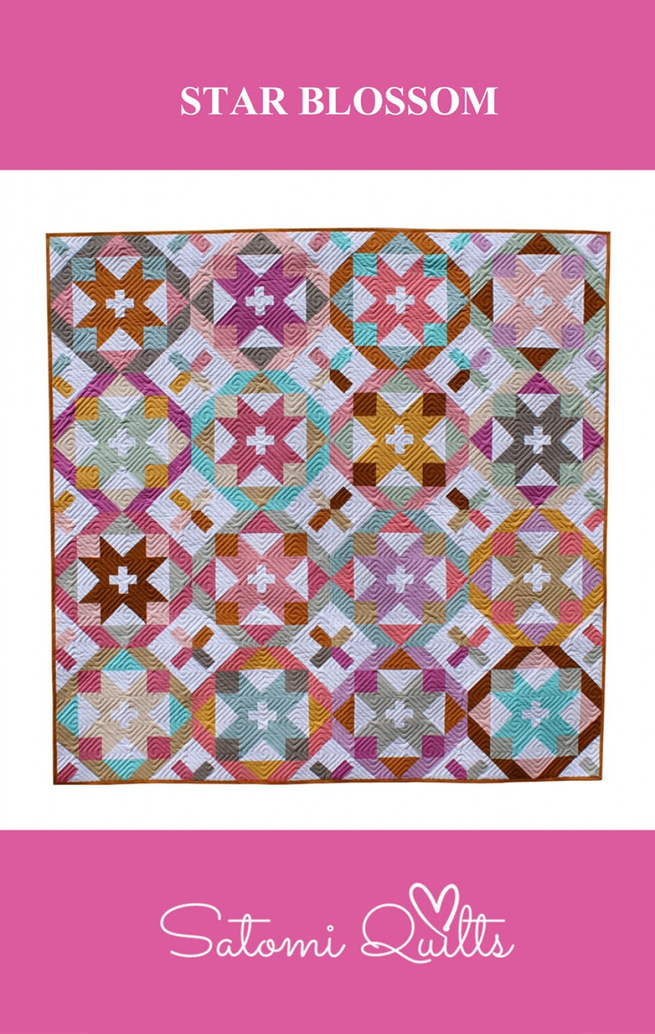 Star Blossom Quilt Pattern by Satomi Quilts LLC