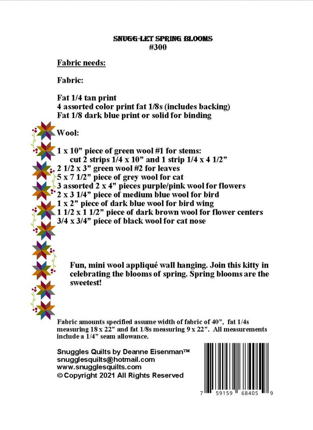 Snugg-let Spring Blooms