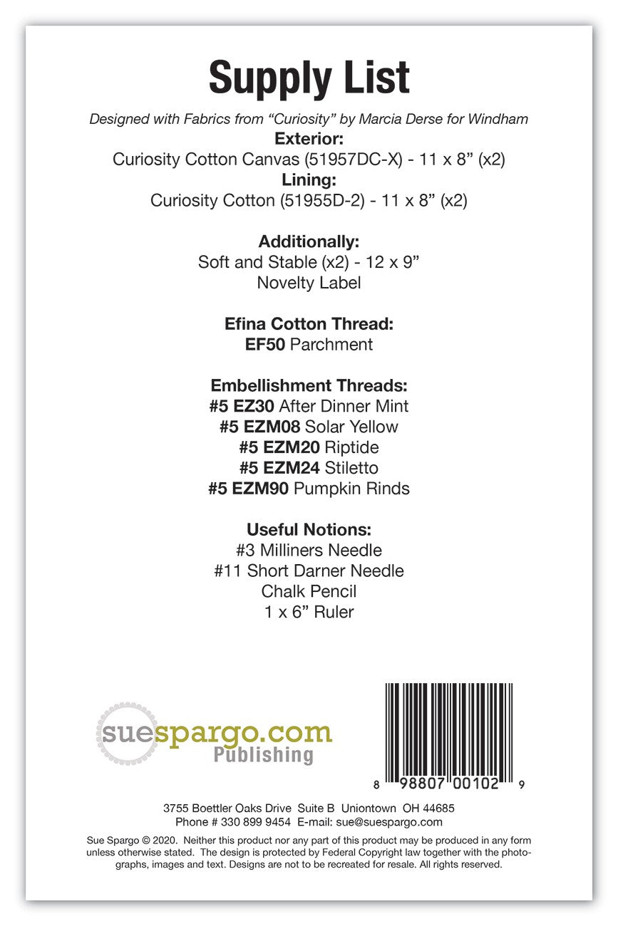 Stitched Storage Pod Pattern