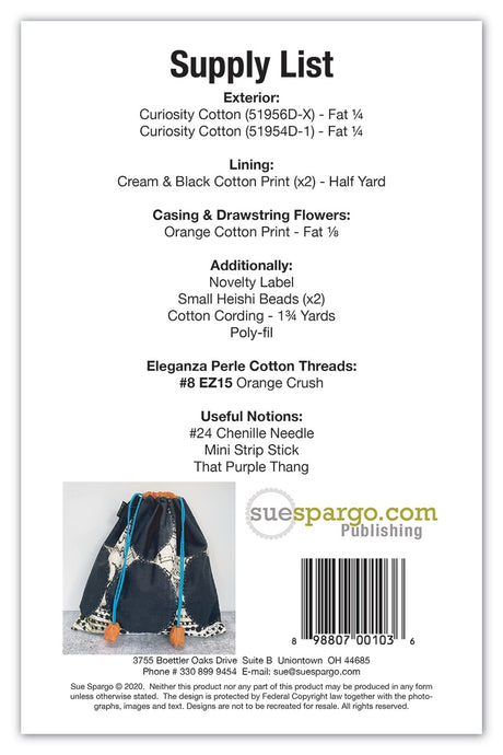 2 Tulips Project Pouch Pattern