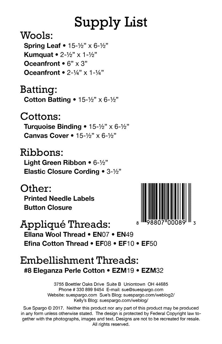 Roadrunner Needle Roll Pattern