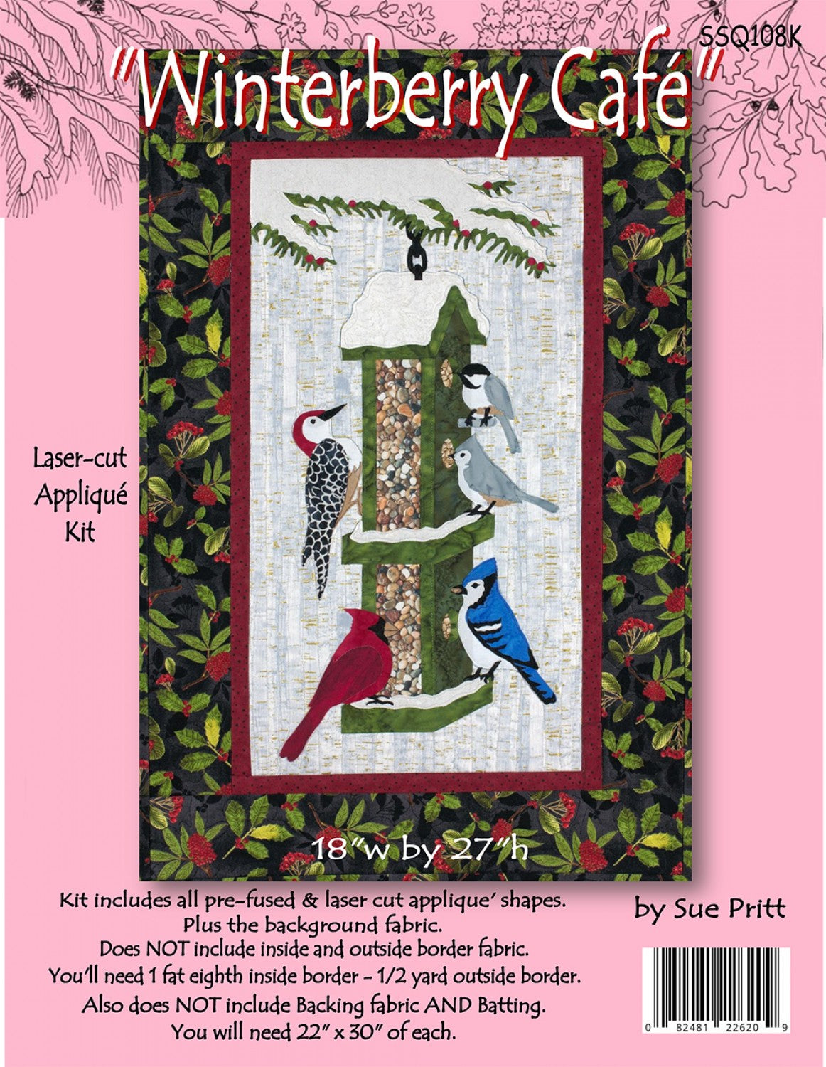 Winterberry Cafe Applique Kit