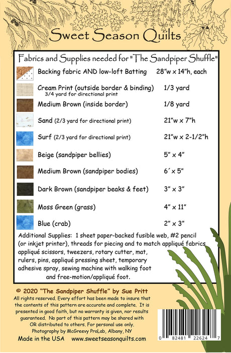 The Sandpiper Shuffle Kit