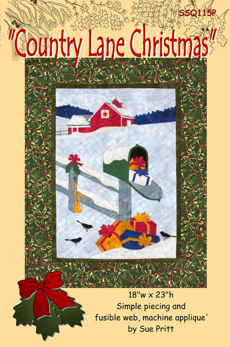 Country Lane Christmas Pattern