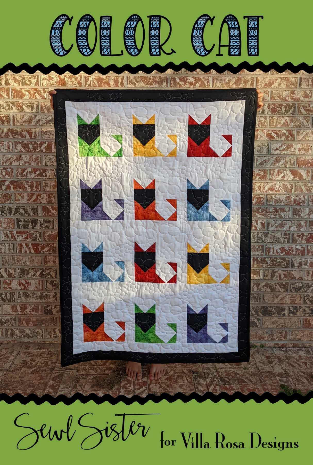Color Cat Downloadable Pattern by Villa Rosa Designs