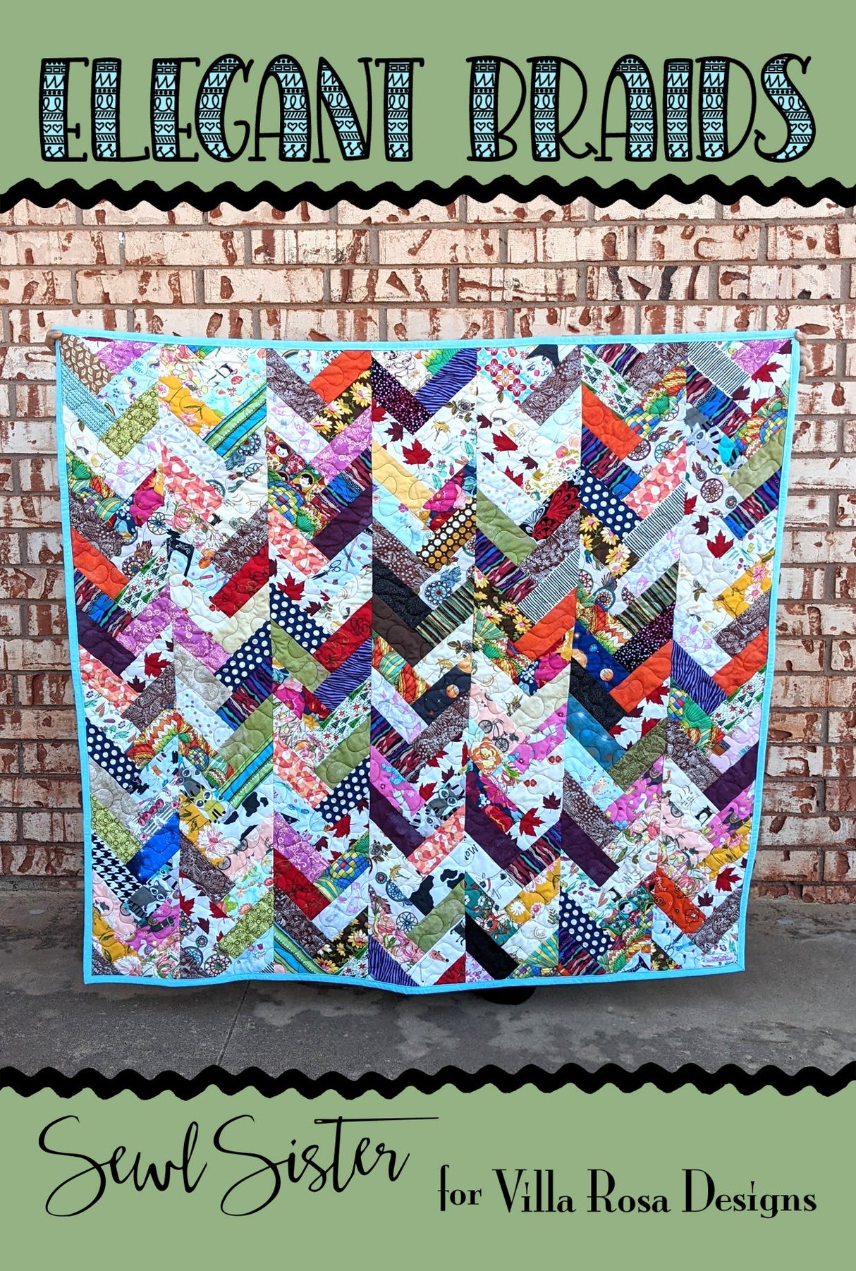 Elegant Braids Downloadable Pattern by Villa Rosa Designs