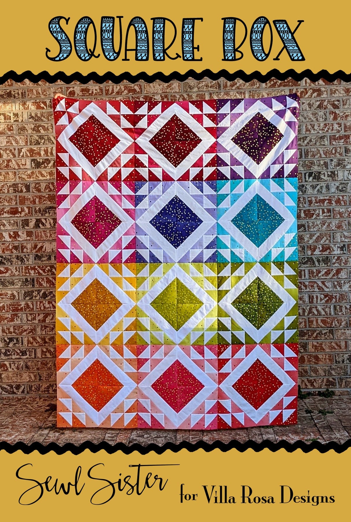 Square Box Downloadable Pattern by Villa Rosa Designs