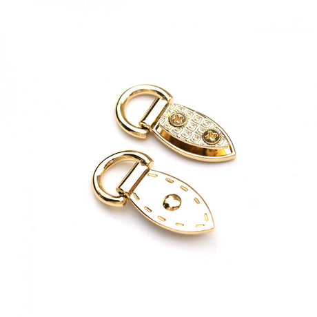 Decorative Mini Strap Connectors Gold 2ct