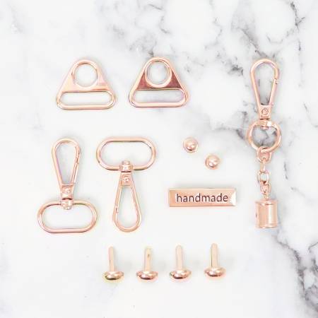 Sampler Box Bundle Of Hardware Set Rose Gold