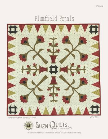 Plumfield Petals Quilt Pattern by Suzn Quilts